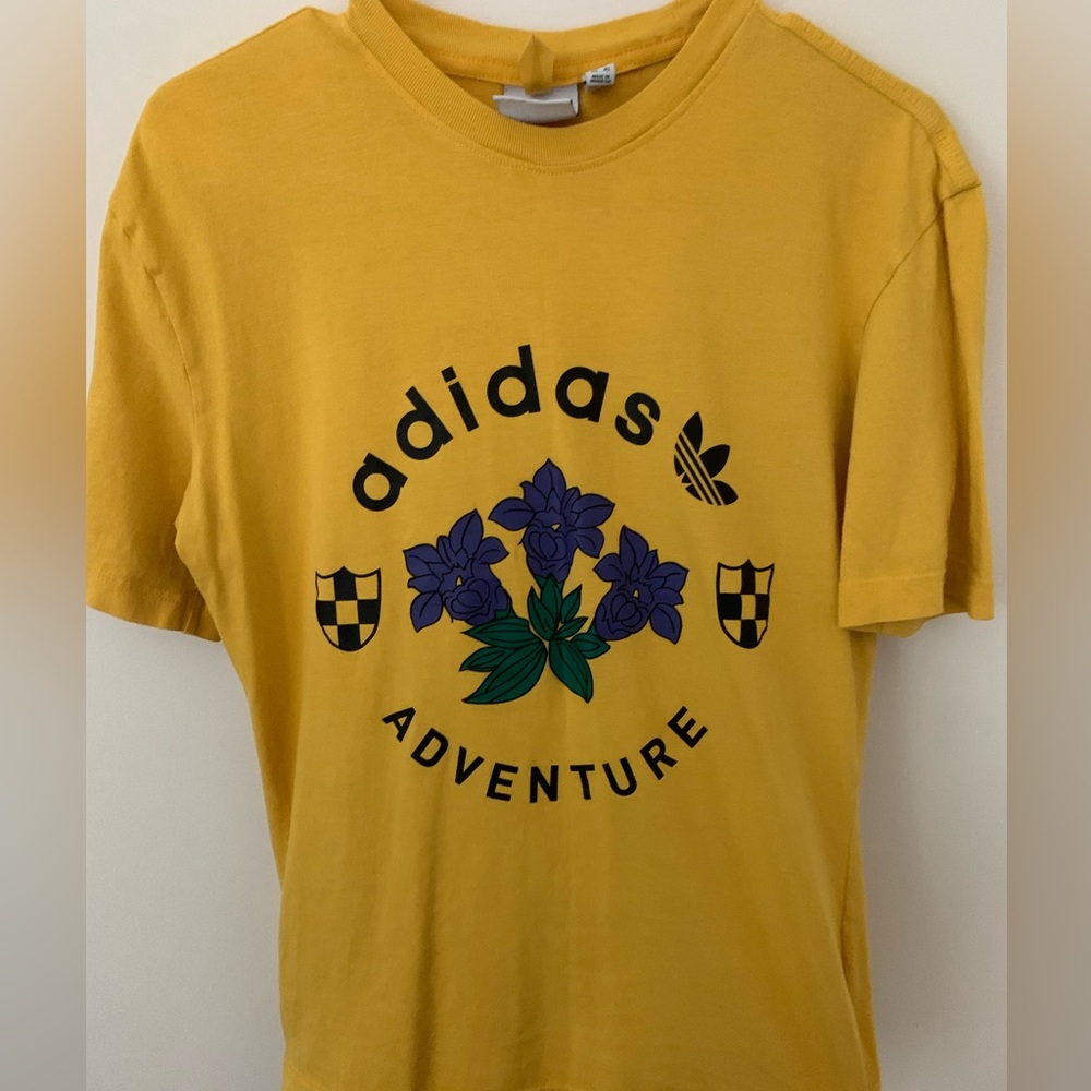 Adidas adventure flower shirt mens